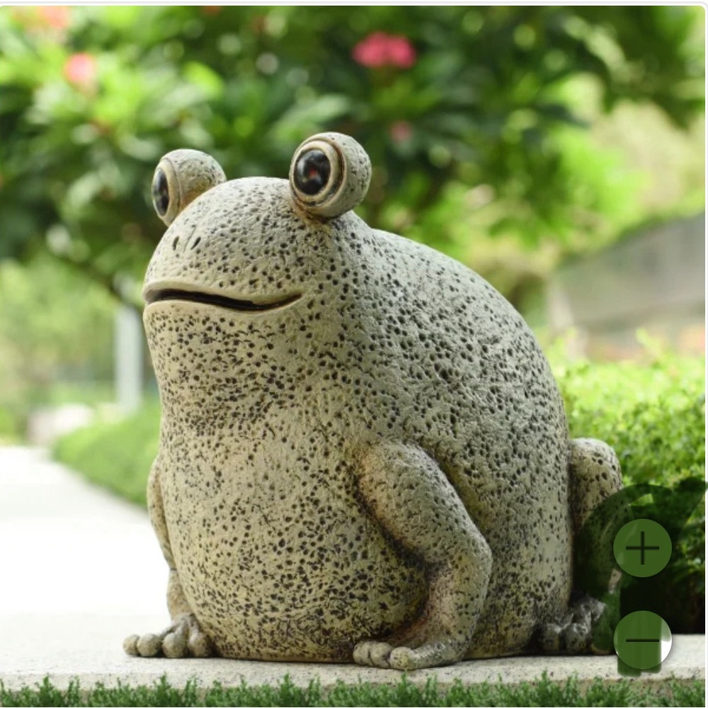 Speckled Frog Garden Statue